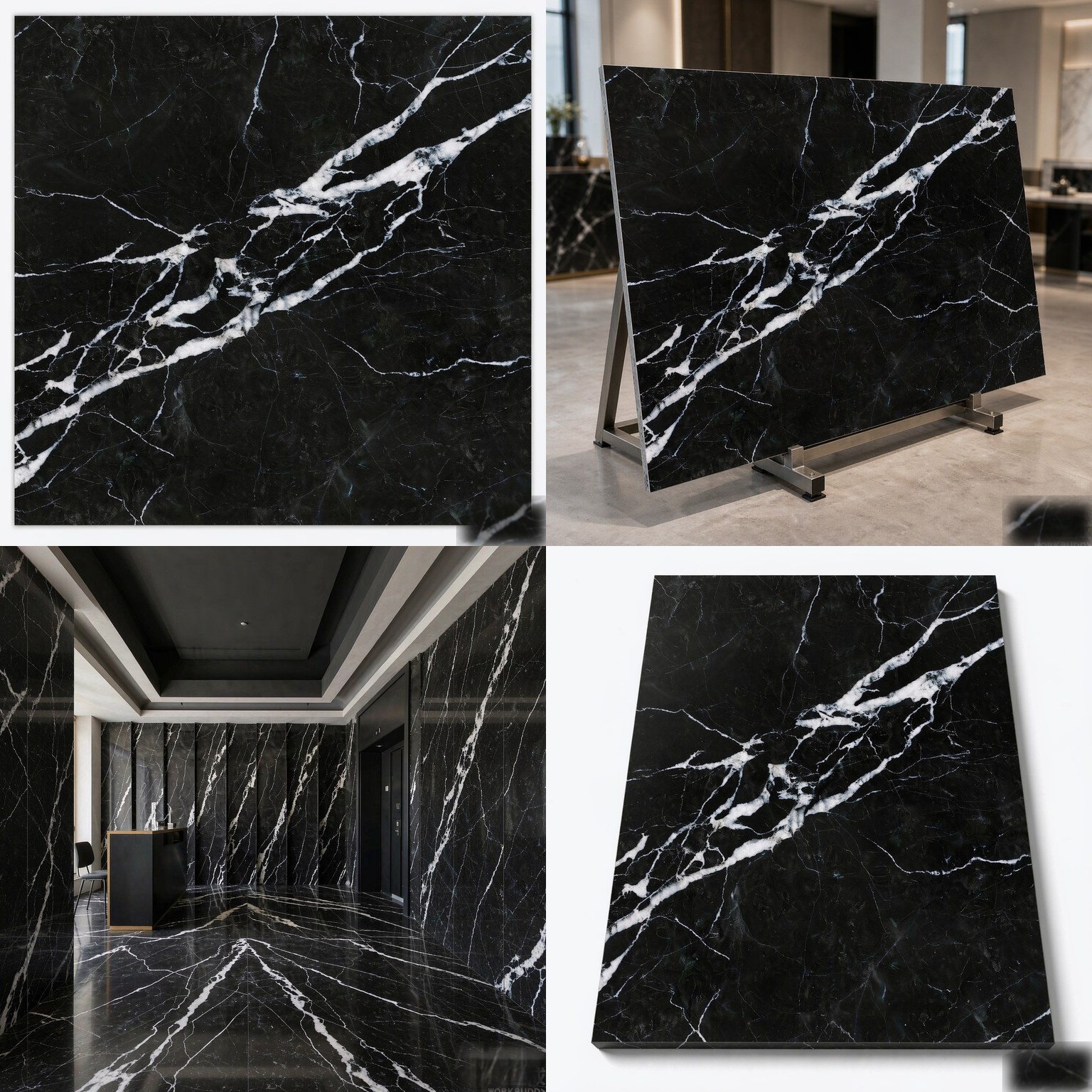 Nero Marquina 黑白閃電紋大板