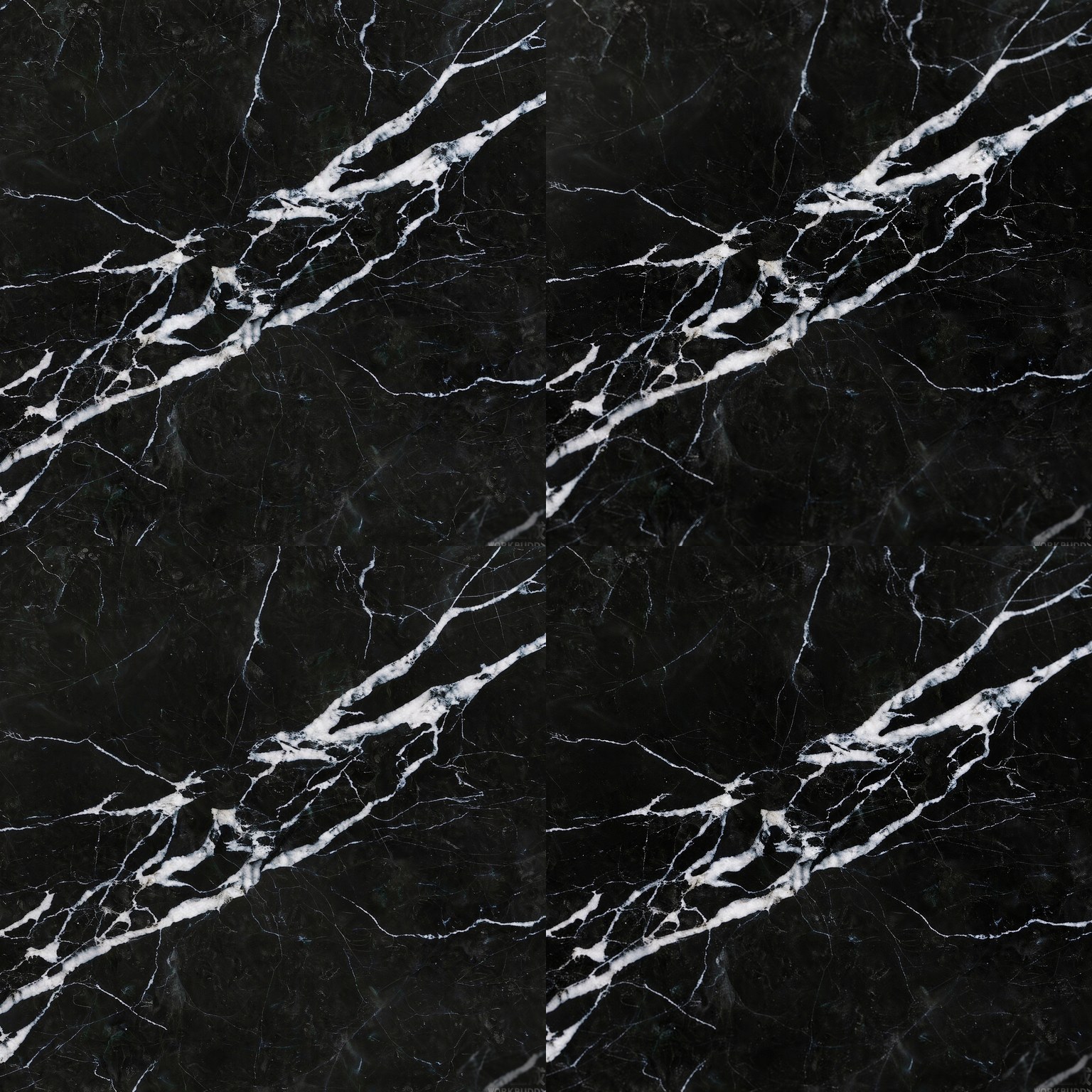 Nero Marquina marble slab