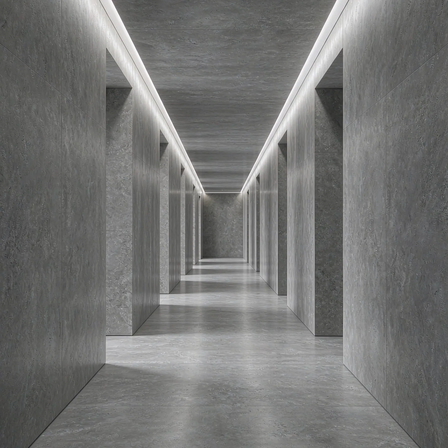 Cement-Look Engineered Stone — Full slab view