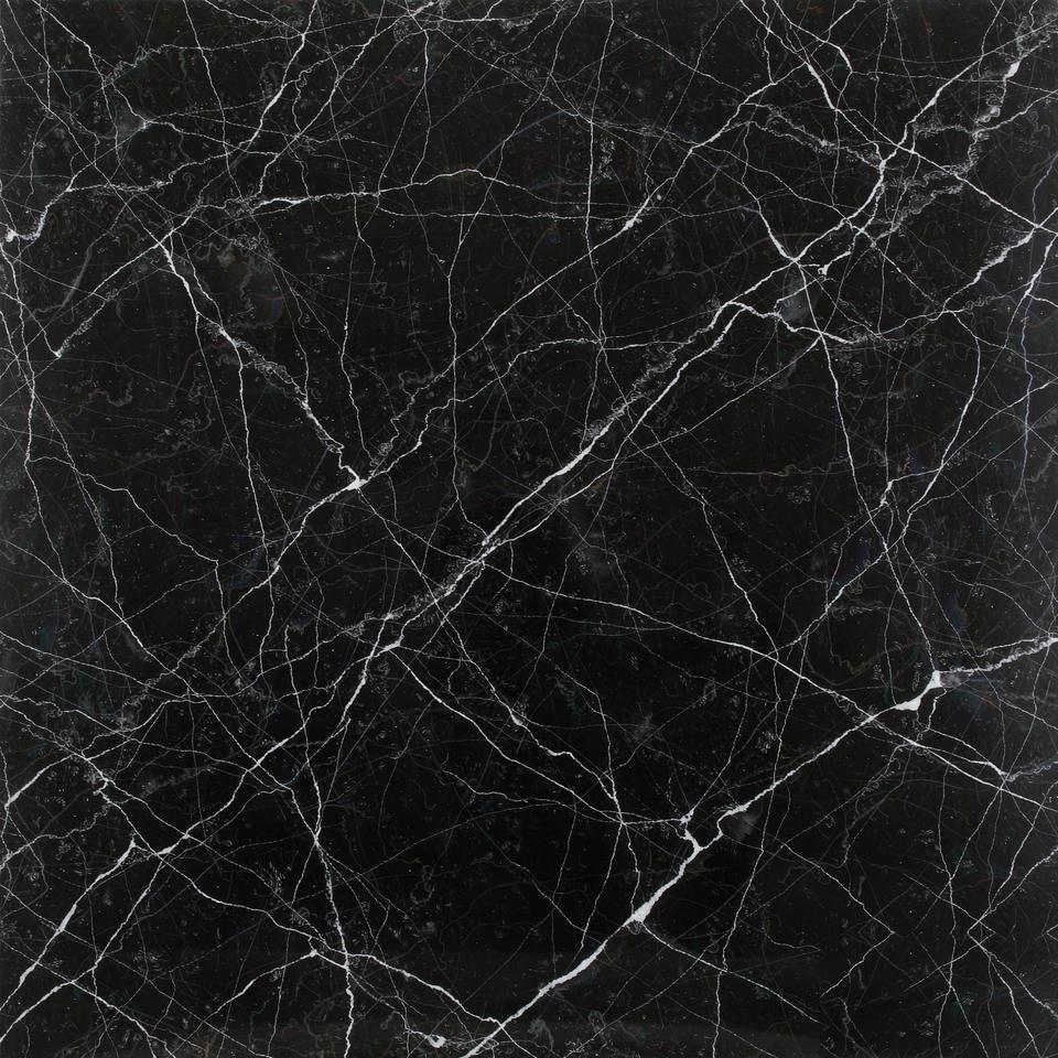 黑網石 Black Net Marble 石材樣板圖，黑色系，產地意大利，產地意大利，體積密度2.70 g/cm³，吸水率≤0.22%，莫氏硬度4，適用於地面、牆身、檯面、大堂、特色牆