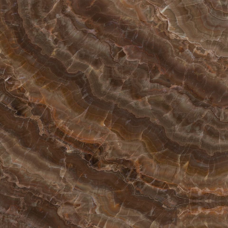 咖啡玉 Coffee Jade Marble 石材樣板圖，啡色系，產地中國，產地中國，體積密度2.70 g/cm³，吸水率≤0.31%，莫氏硬度3，適用於地面、牆身、檯面、特色牆、大堂