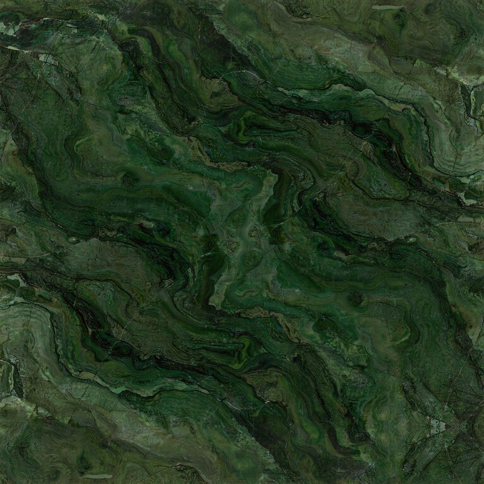 森林綠 Forest Green Marble 石材樣板圖,深綠系,產地印度,產地印度,體積密度2.71 g/cm³,吸水率≤0.16%,莫氏硬度4,適用於牆身、檯面、特色牆、大堂、地面