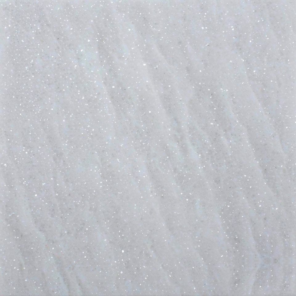北極星白 Polaris White Marble 石材樣板圖,白色系,產地土耳其,產地土耳其,體積密度2.62 g/cm³,吸水率≤0.36%,莫氏硬度4,適用於牆身、檯面、洗手間、地面、客廳