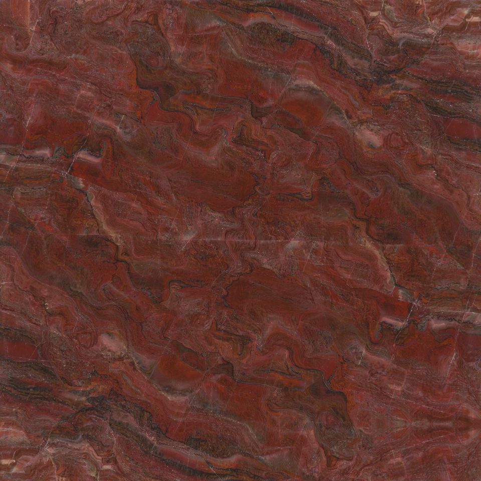 土耳其紅 Turkish Red Marble 石材樣板圖，紅色系，產地土耳其，產地土耳其，體積密度2.80 g/cm³，吸水率≤0.34%，莫氏硬度3，適用於牆身、檯面、特色牆、大堂、地面