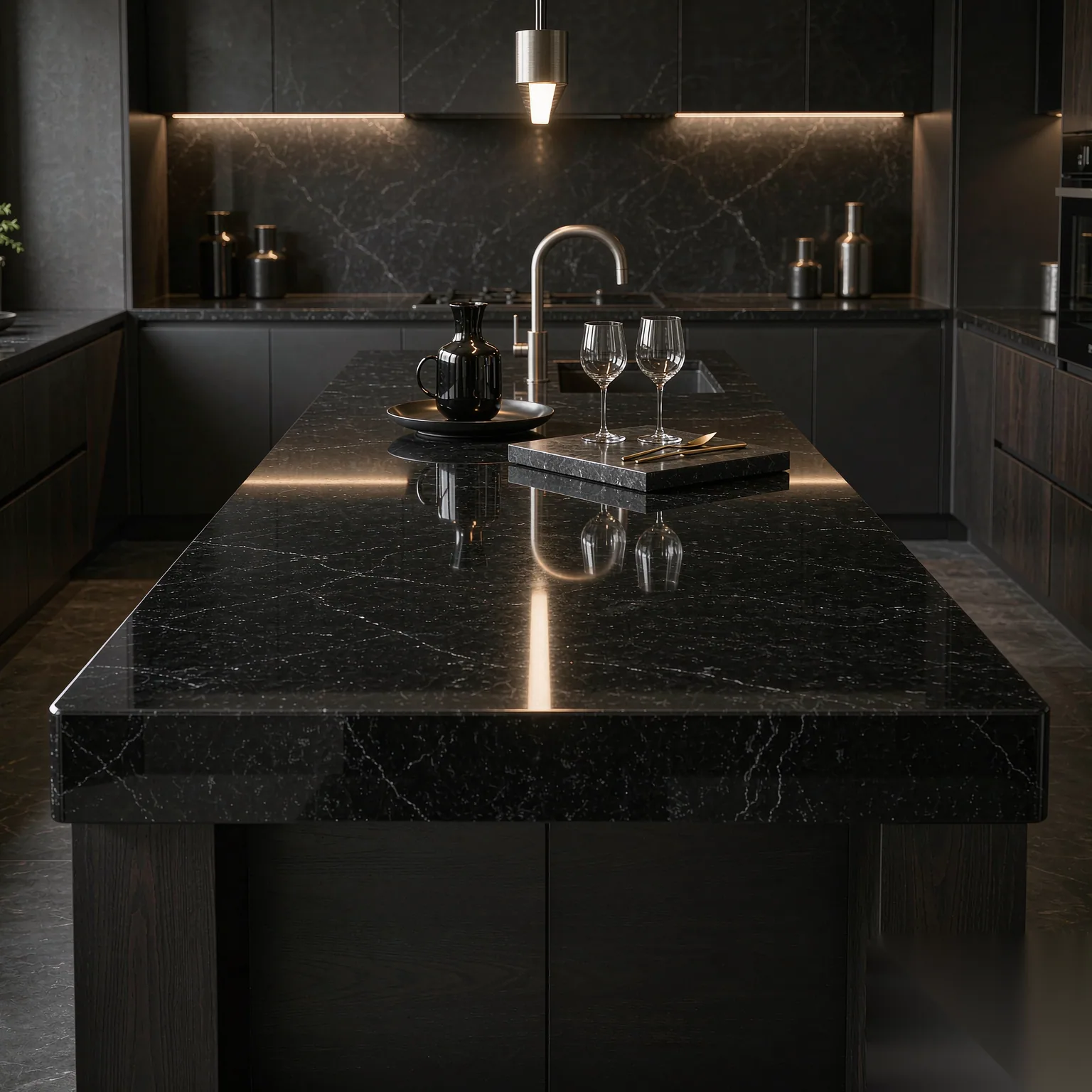 Mongolia Black — four samples, four views
