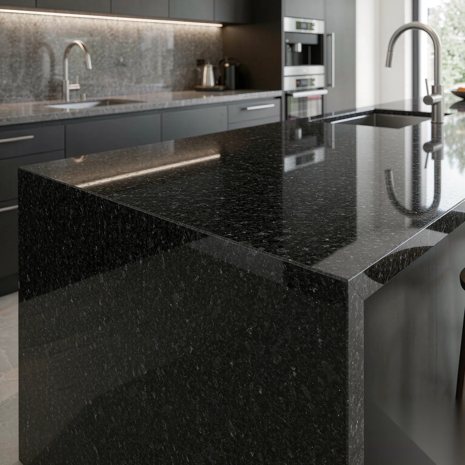 Sesame Black — four samples, four views
