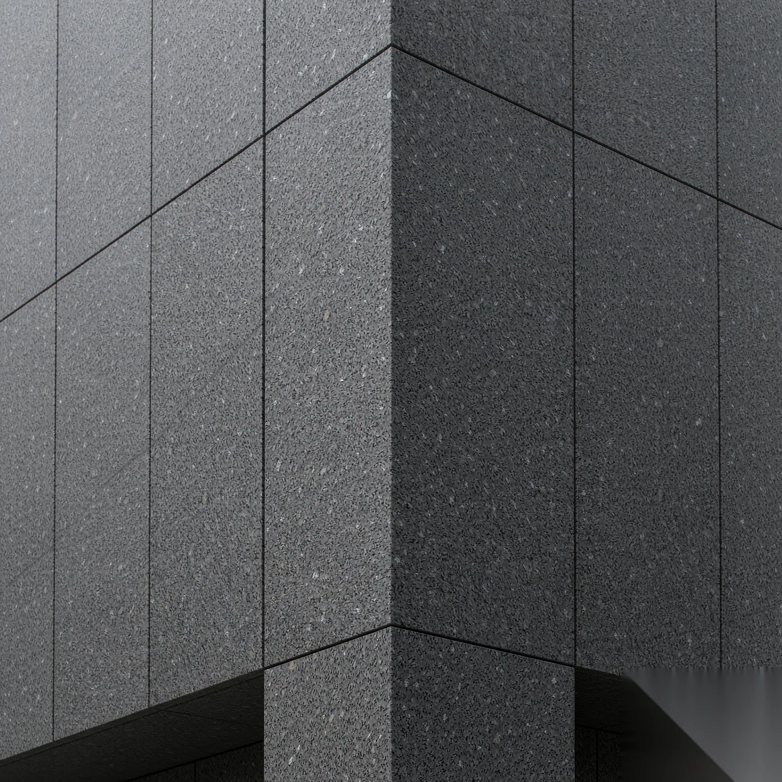 Sesame Grey — four samples, four views
