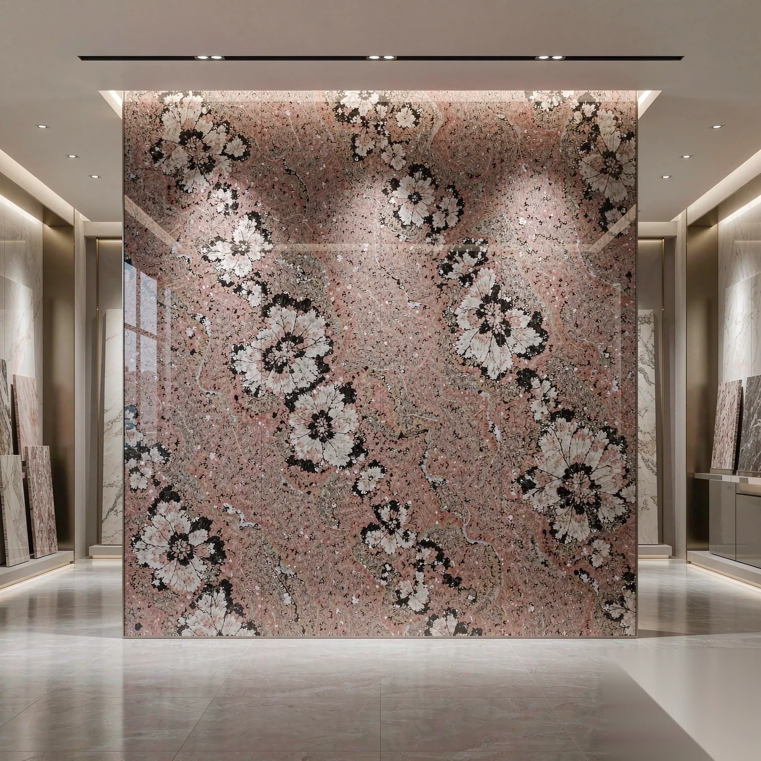 Wulian Flower — Full Slab View