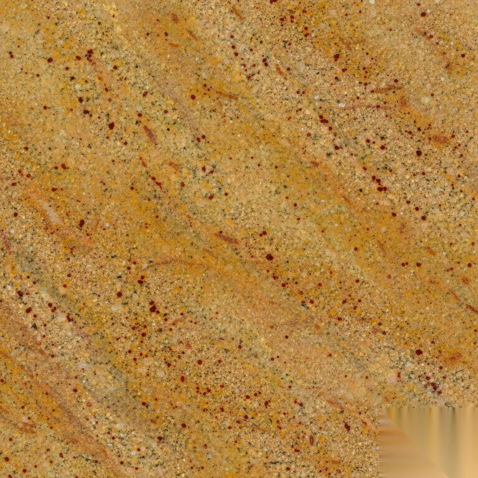 Yellow Rust Granite — Texture Detail