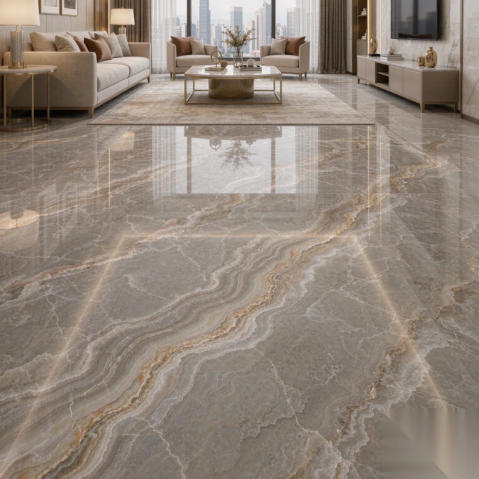 Hermes Grey — Full slab
