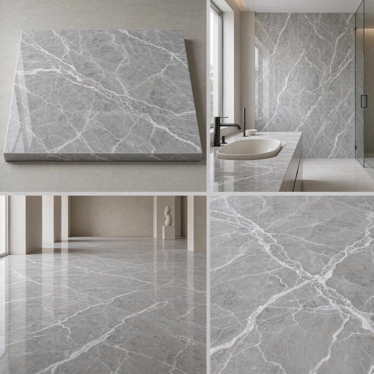 淺灰網 — slab texture and application views