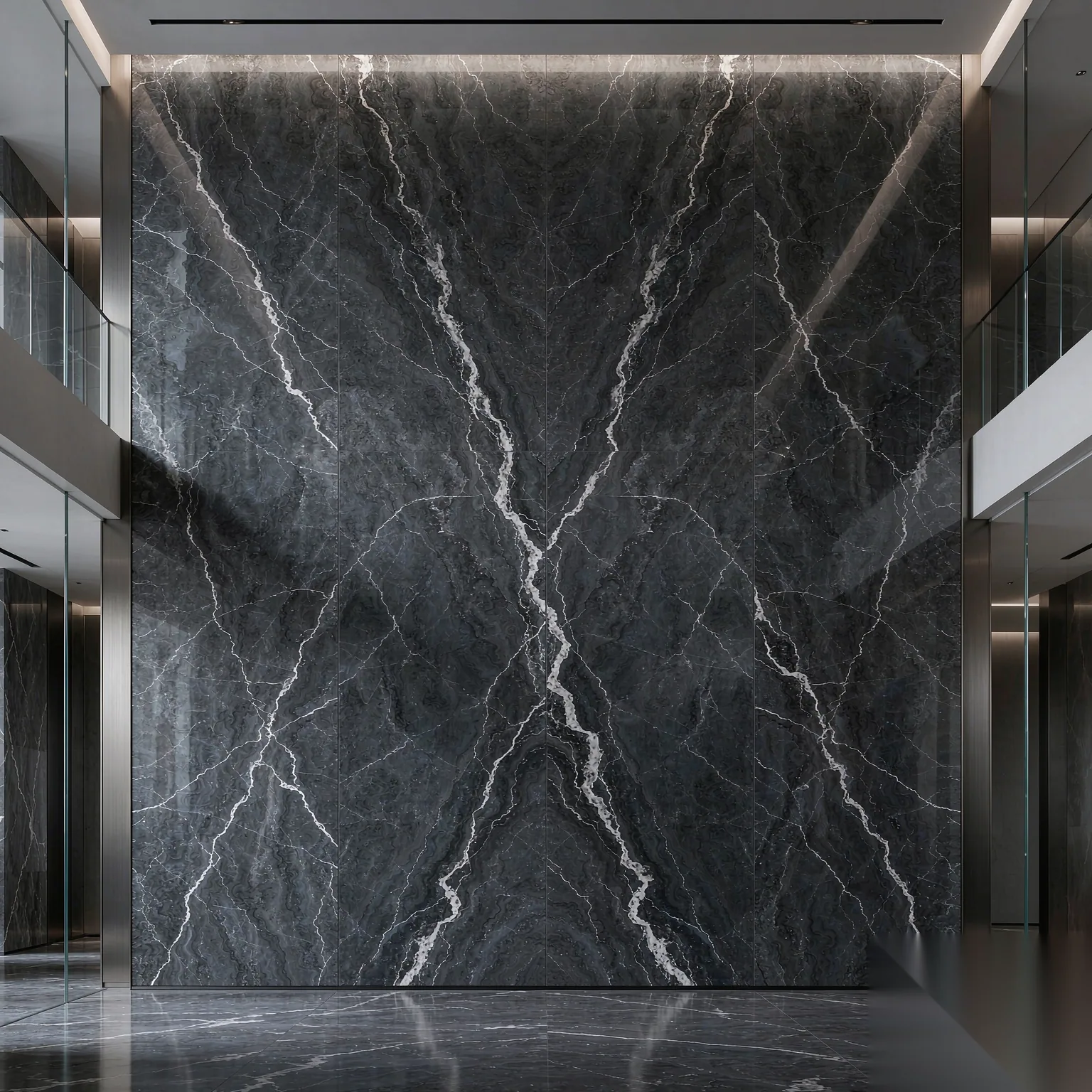 Lightning Grey — four samples, four views