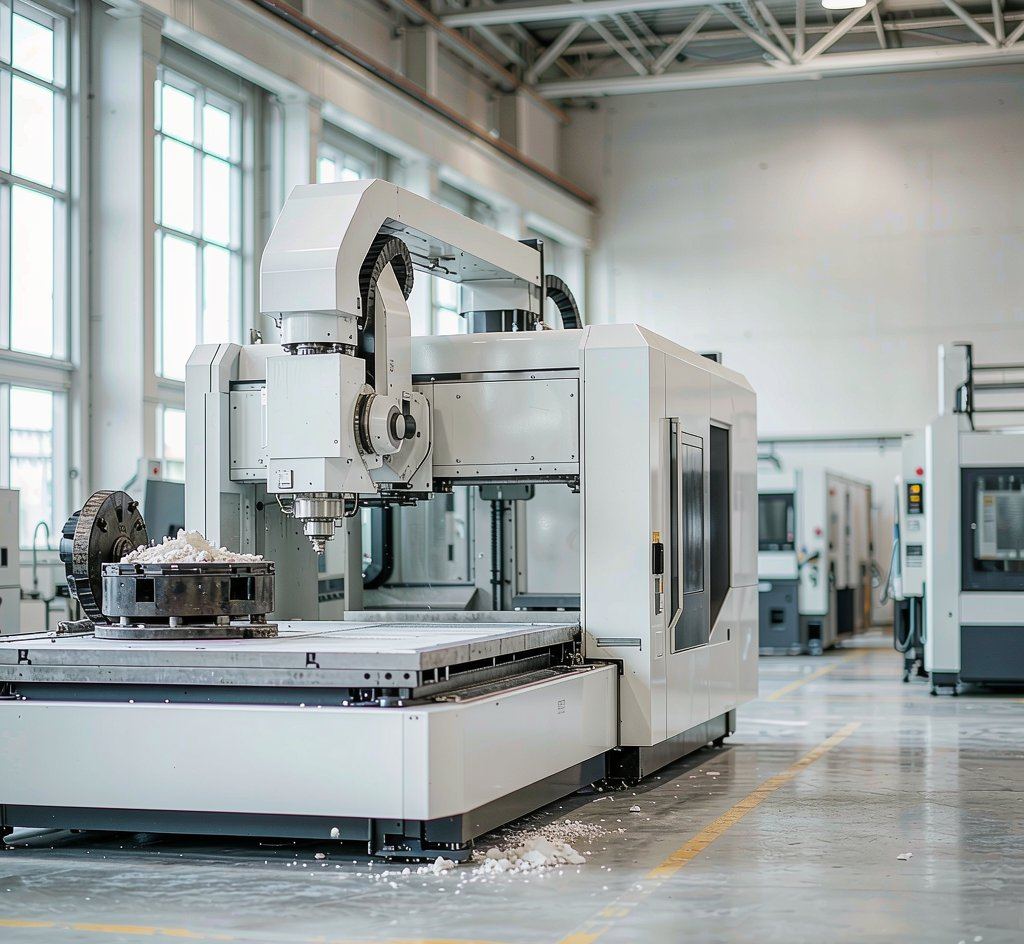 a five-axis CNC machining centre 五軸CNC加工中心 高清石材鑒賞 - 香港恆生石材