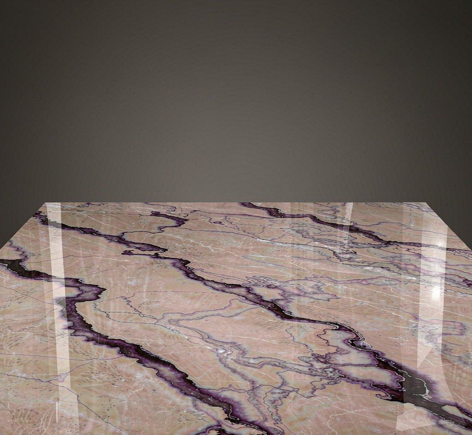 Calacatta Viola marble with purple veins 紫羅蘭魚肚白 高清石材鑒賞 - 香港恆生石材