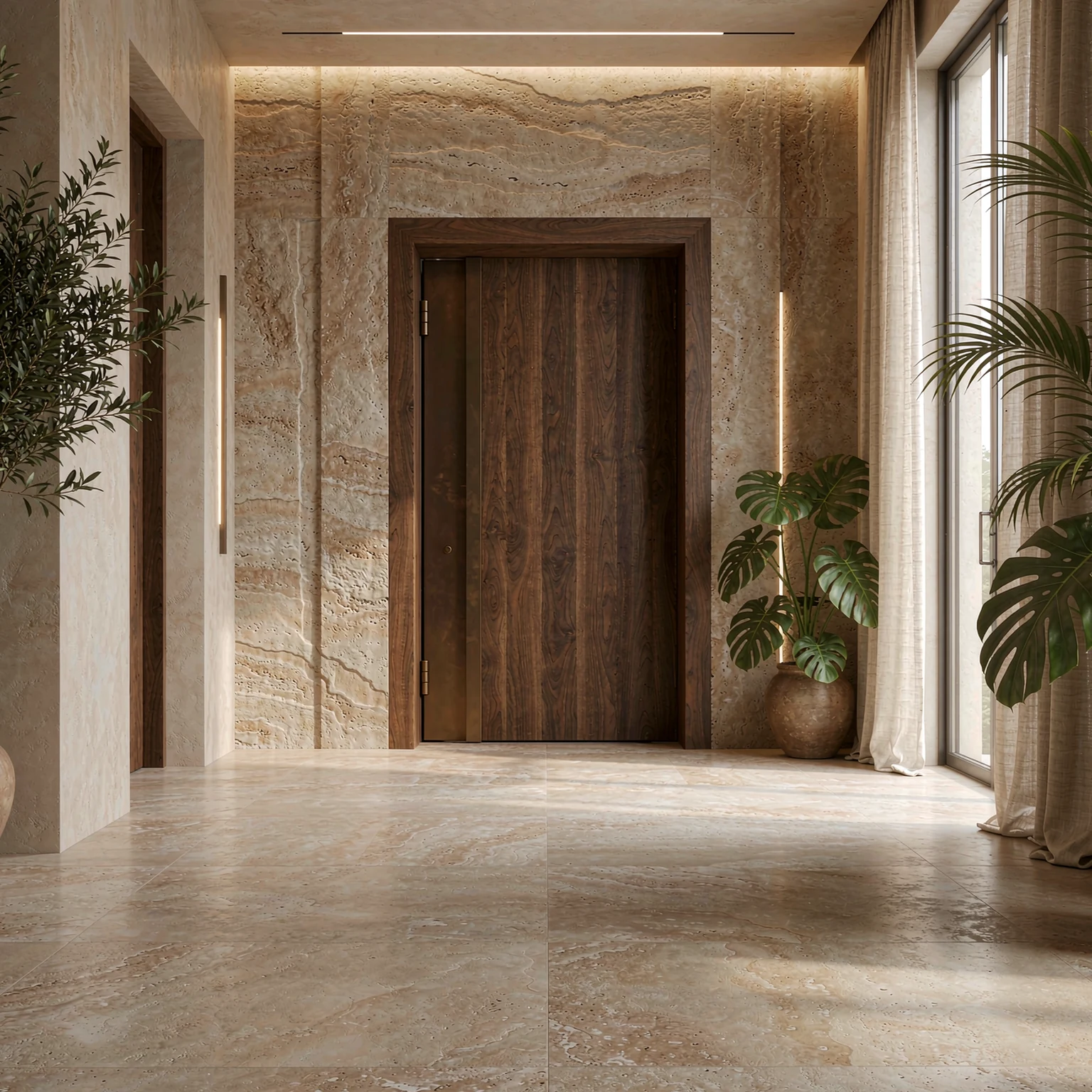Australian Sandstone · villa foyer