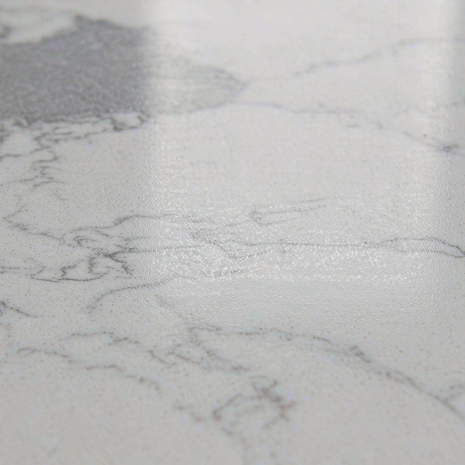Close-up of soft white with feathered grey veins