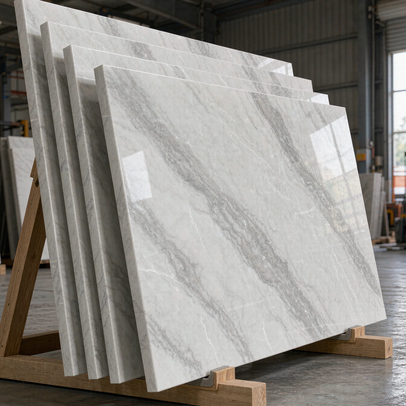 Jazz White · four slab views