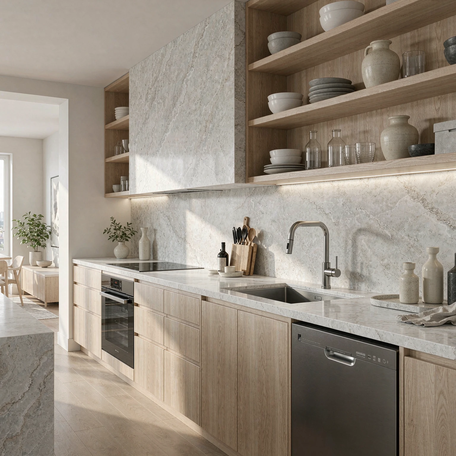Jazz White · contemporary kitchen