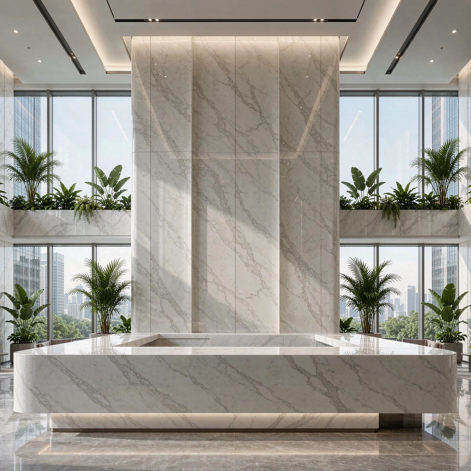 Jazz White · office lobby