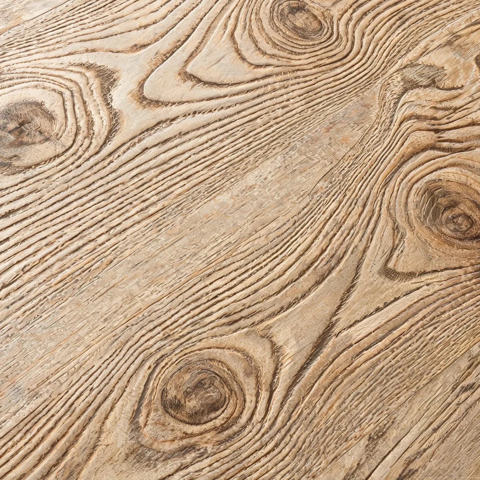 Warm Wood-Grain Sintered Slab — Embossed grain close-up
