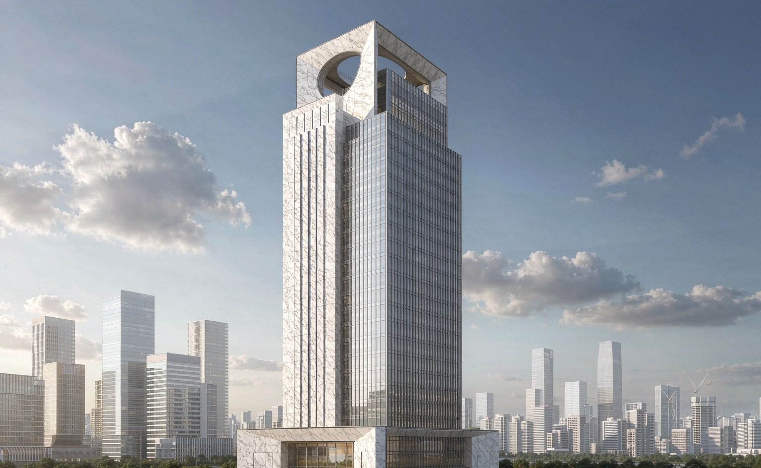 香港中環企業總部大廈石材工程
