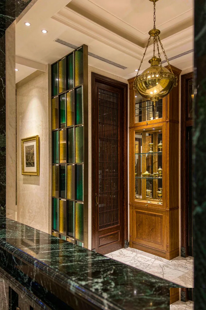 Office Reception Stone Design